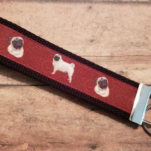 Pug Wrist Keyfob